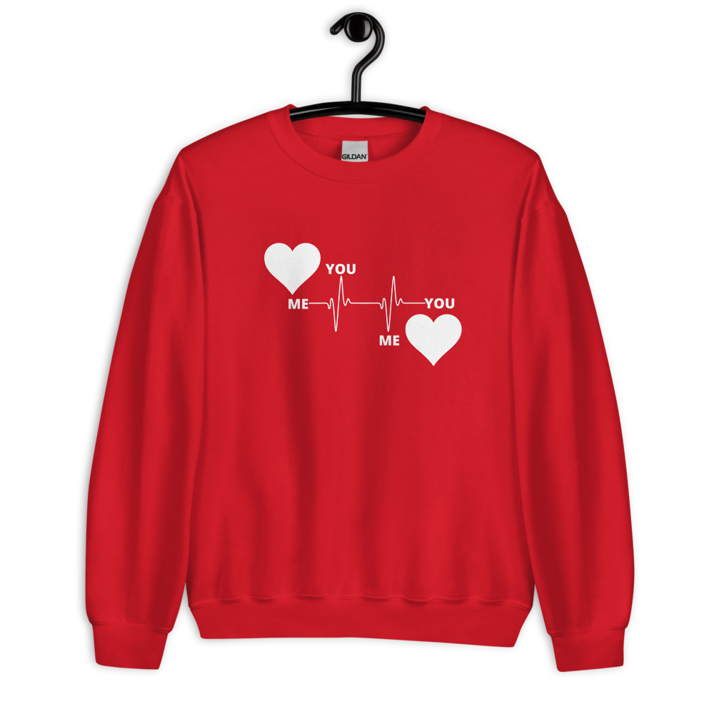 Unisex Heart Beat Valentine Sweatshirt SS-97