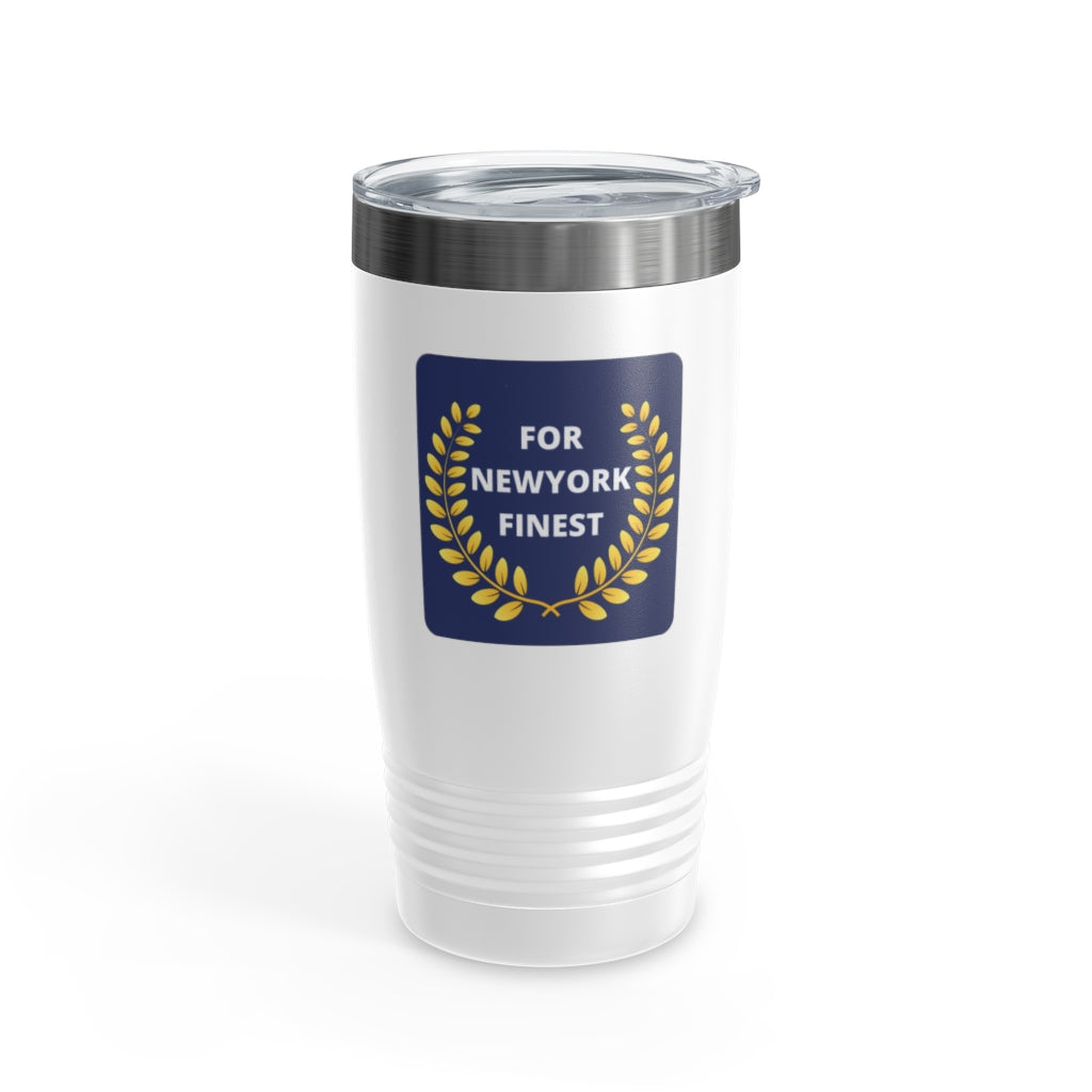 For Newyork Finest Your City Name Ringneck Tumbler, 20oz