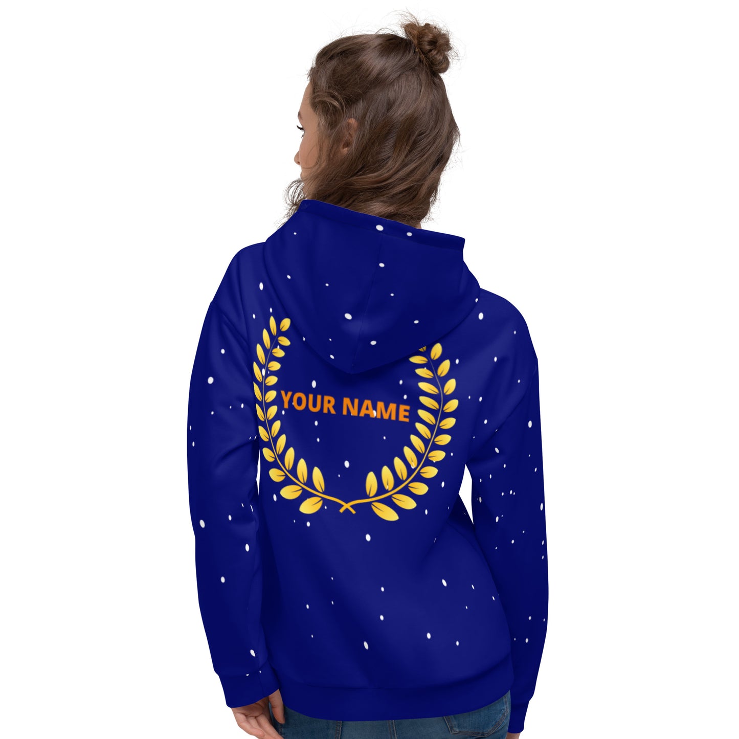 Look Its Snowing Outside With Your Name All Over Print Unisex Hoodie Aoh-28