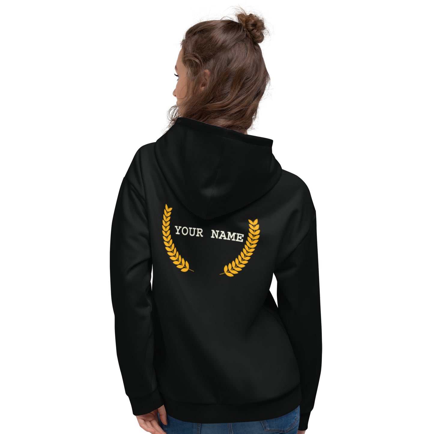 Workout Hoodie Personalised All Over Print Unisex Aoph-60