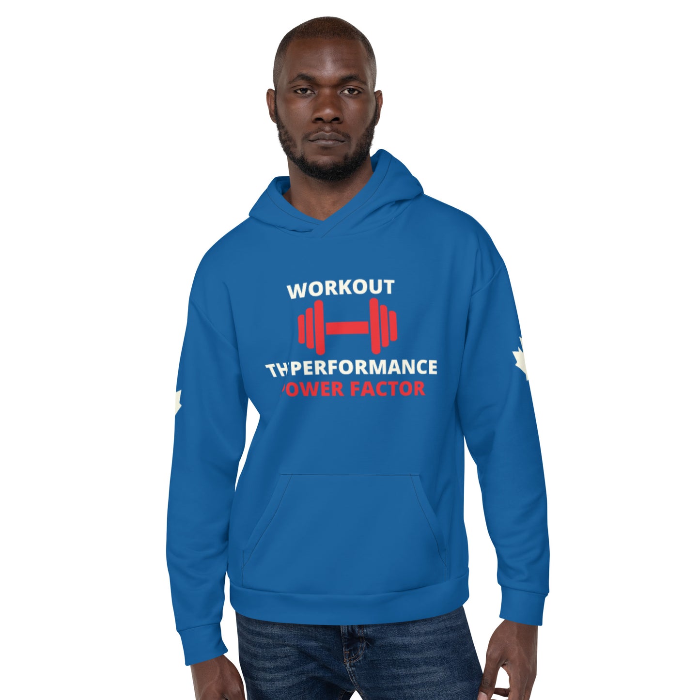 Workout Hoodie Personalised All Over Print Unisex Aoph-45