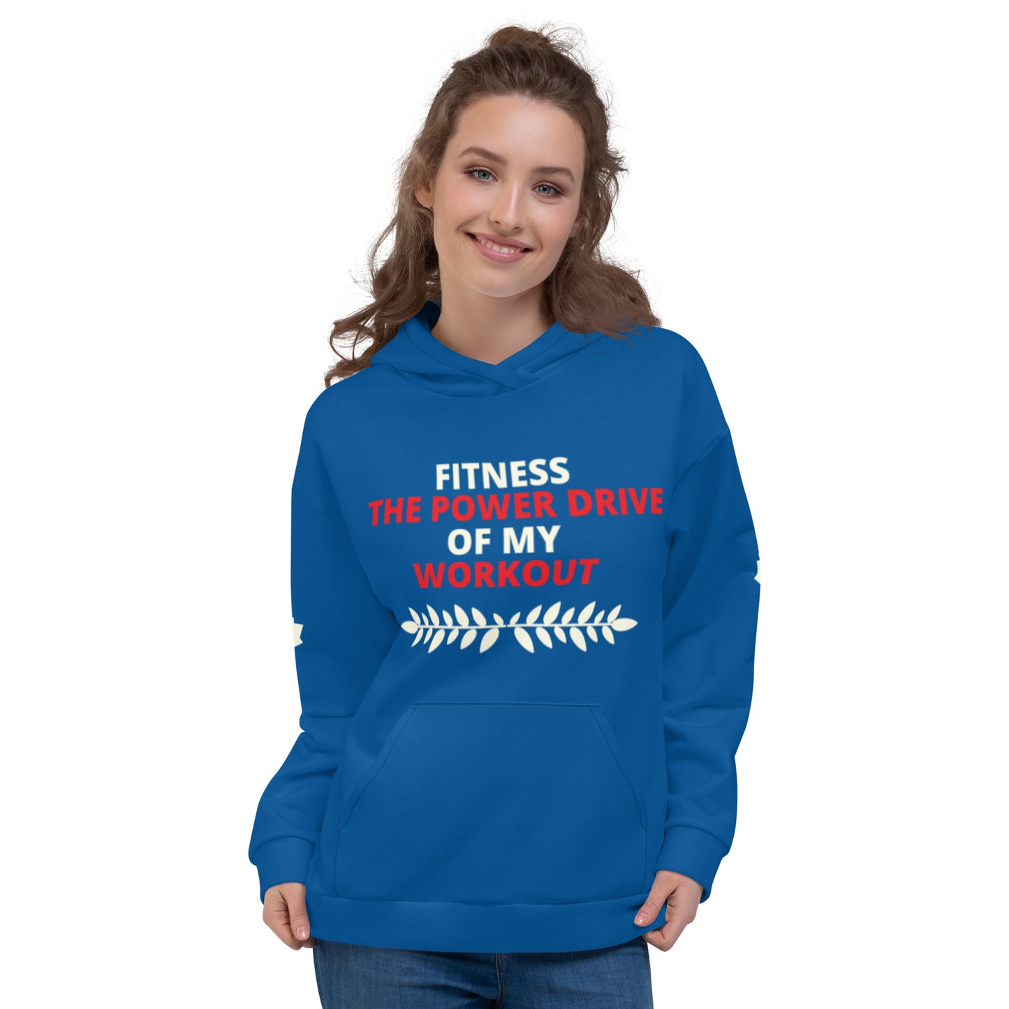 Workout Hoodie Personalised All Over Print Unisex Aoph-49