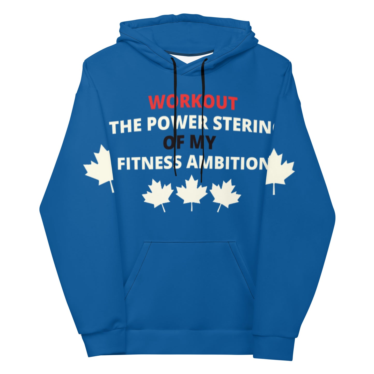 Workout Hoodie Personalised All Over Print Unisex Aoph-55