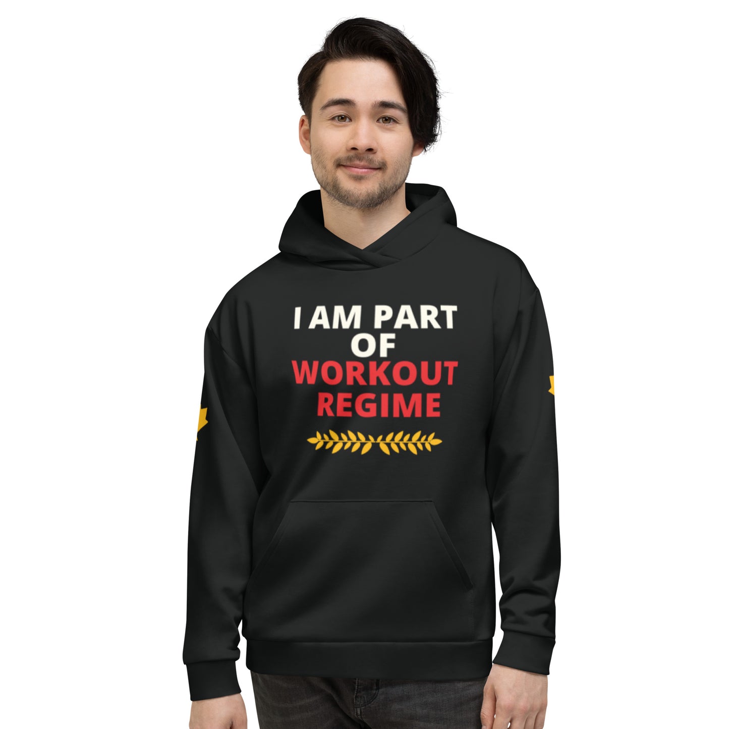 Workout Hoodie Personalised All Over Print Unisex Aoph-57