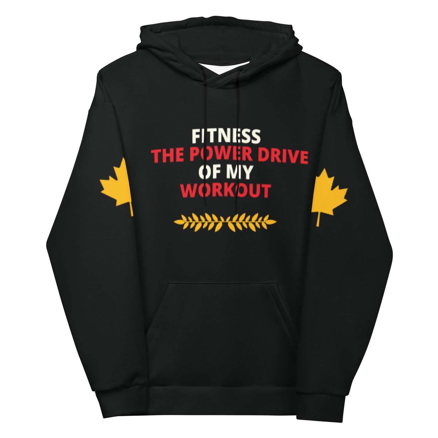 Workout Hoodie Personalised All Over Print Unisex Aoph-63