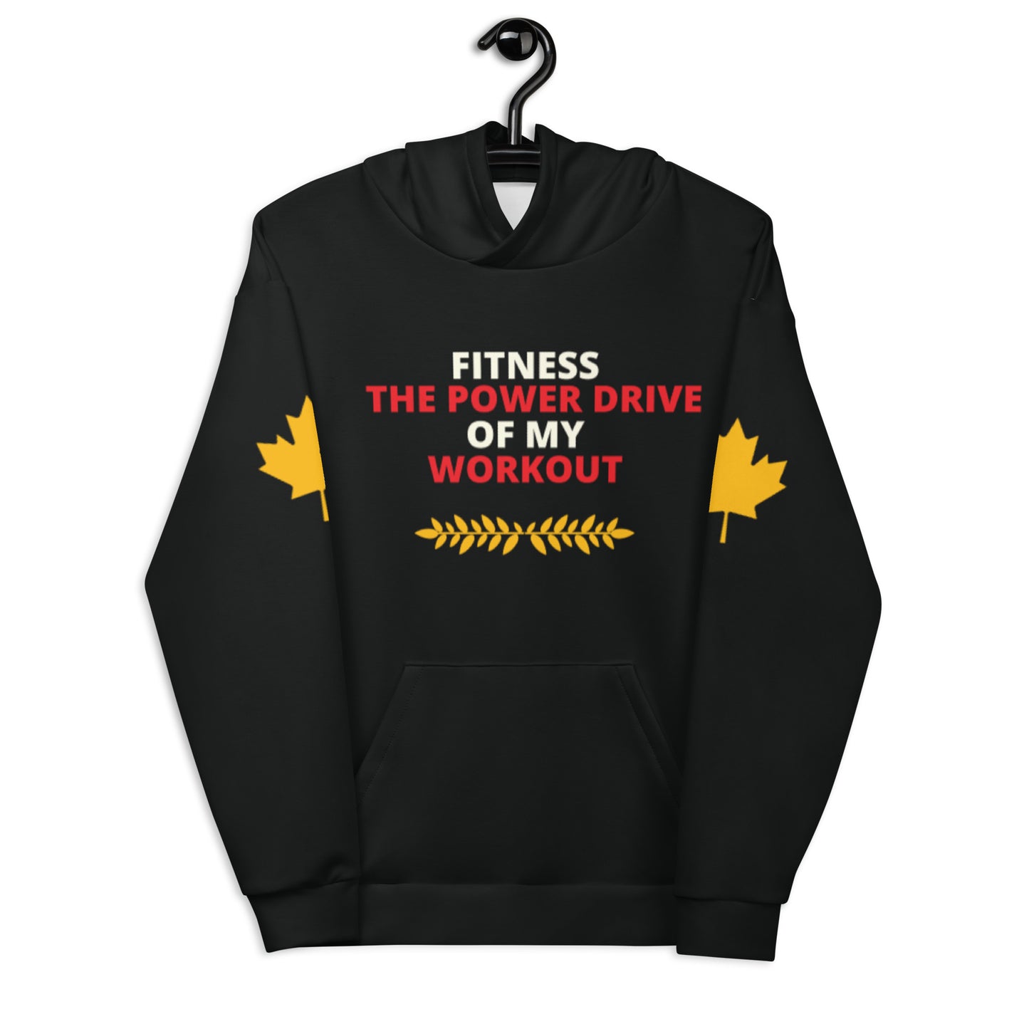 Workout Hoodie Personalised All Over Print Unisex Aoph-63