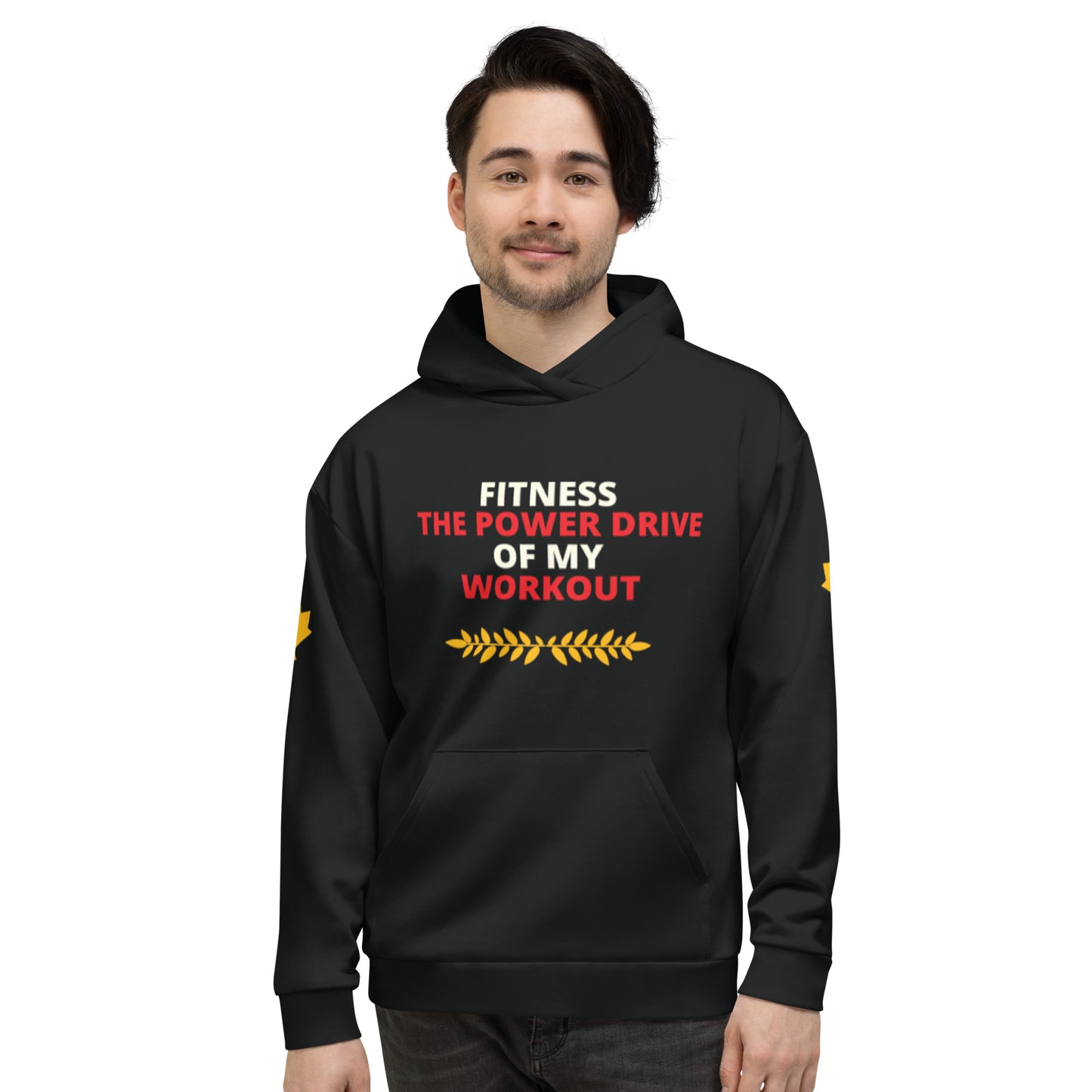 Workout Hoodie Personalised All Over Print Unisex Aoph-63