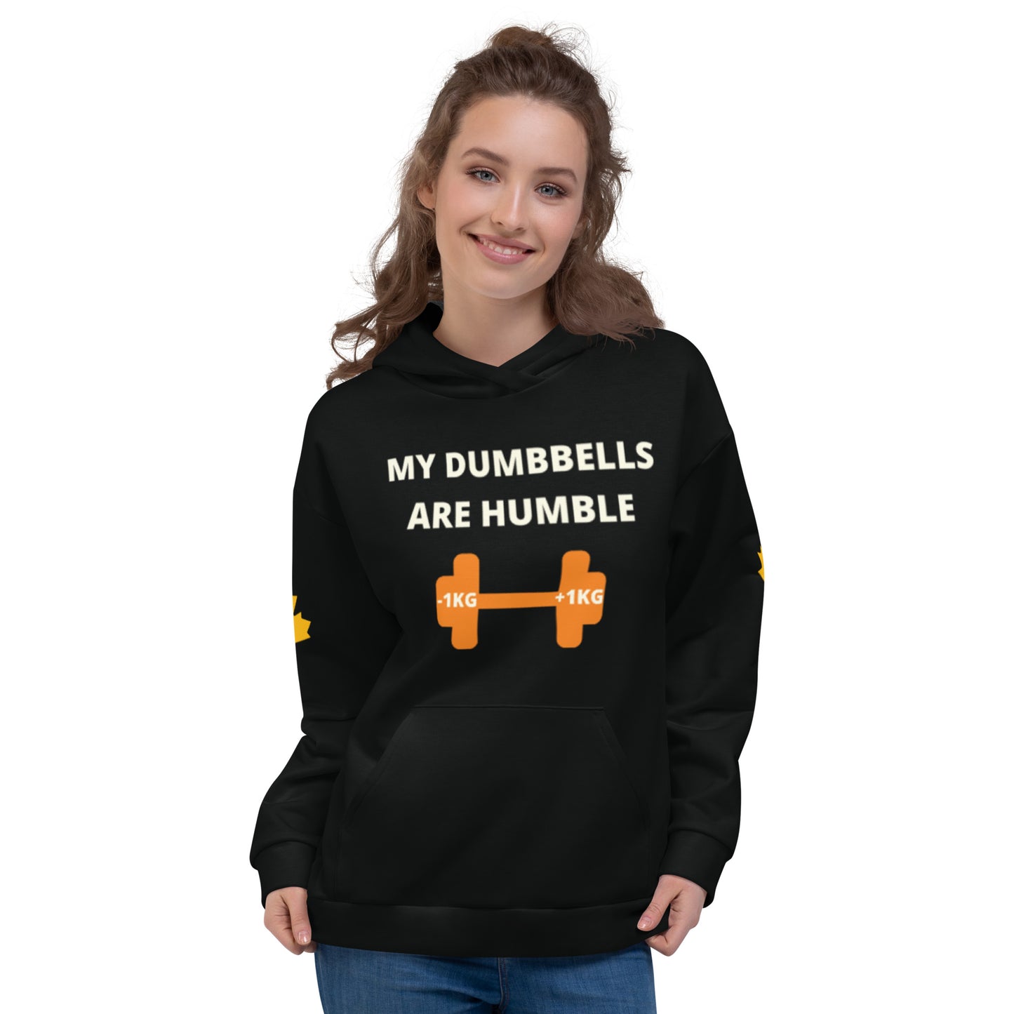 Workout Hoodie Personalised All Over Print Unisex Aoph-66