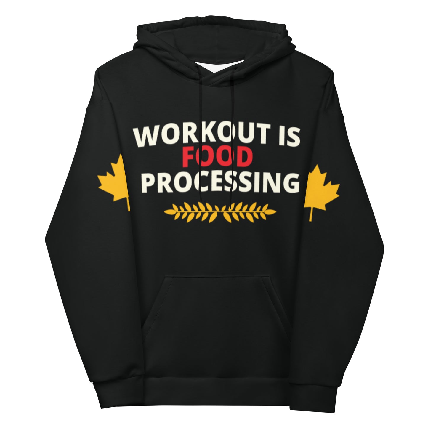 Workout Hoodie Personalised All Over Print Unisex Aoph-71