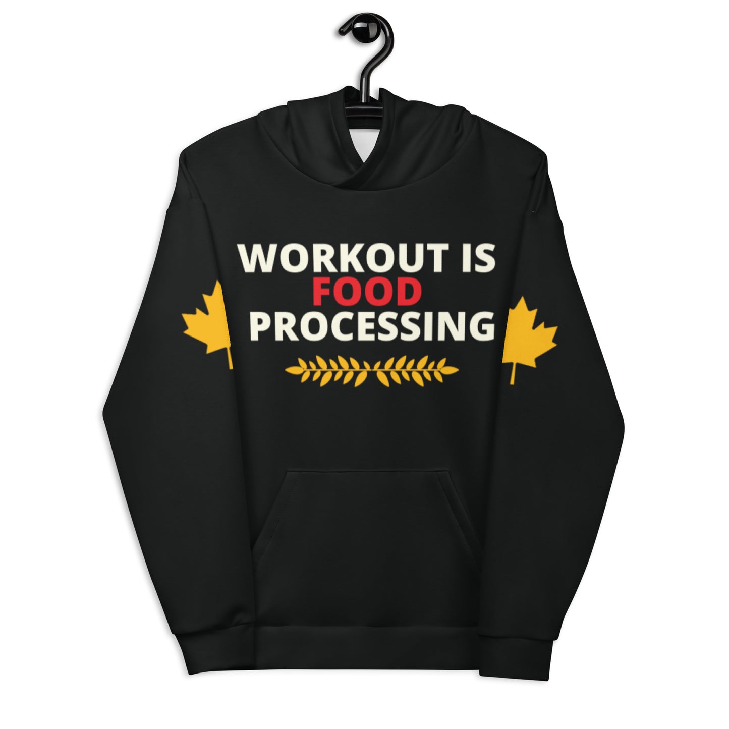 Workout Hoodie Personalised All Over Print Unisex Aoph-71