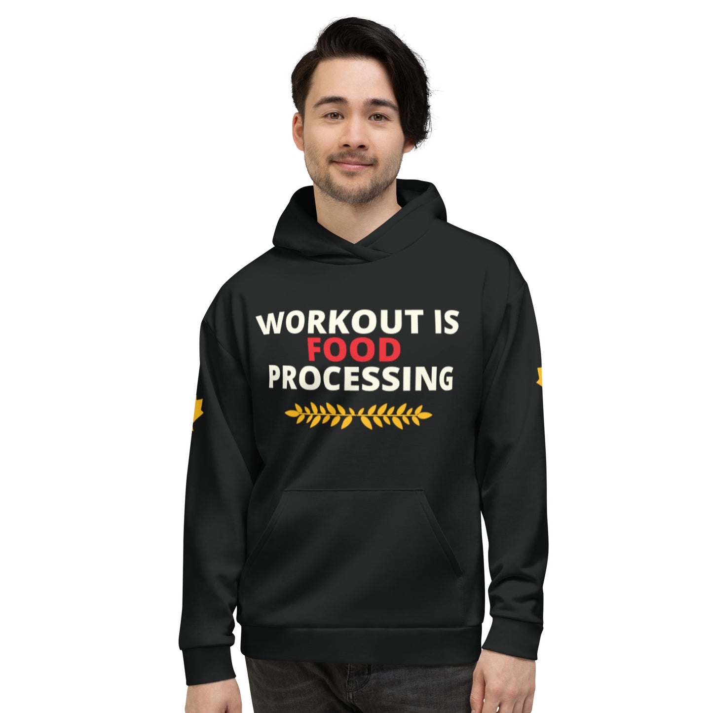 Workout Hoodie Personalised All Over Print Unisex Aoph-71