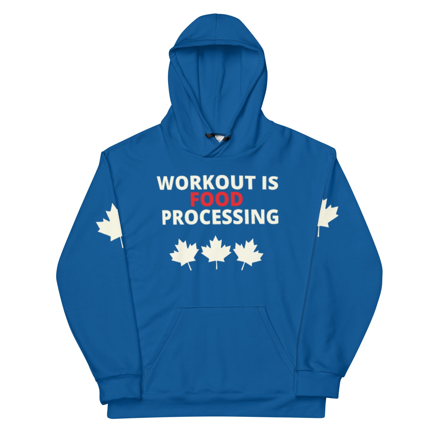 Workout Hoodie Personalised All Over Print Unisex Aoph-74