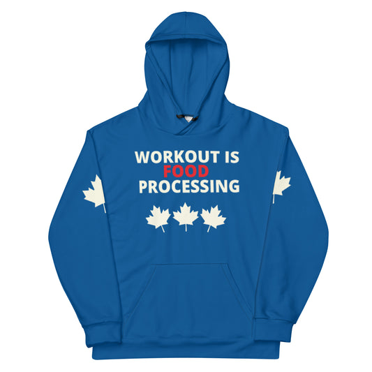 Workout Hoodie Personalised All Over Print Unisex Aoph-74