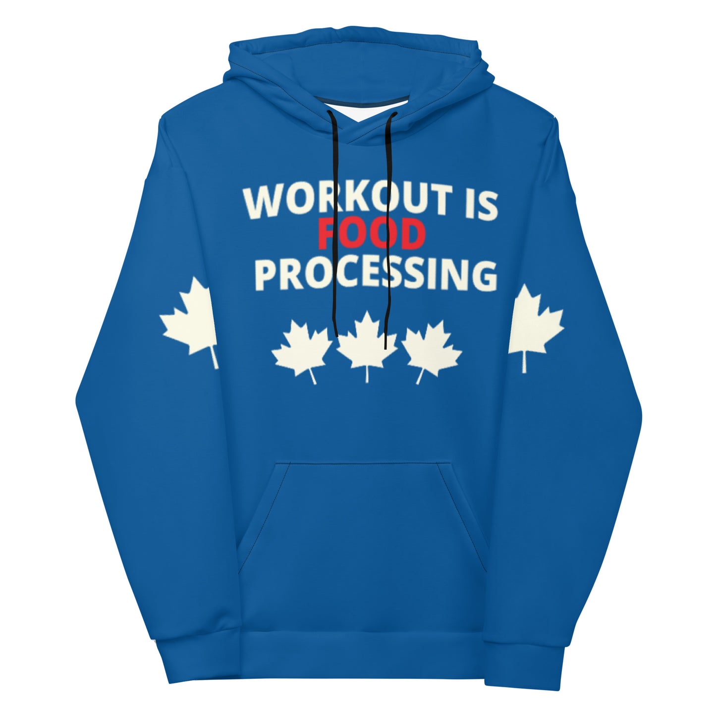 Workout Hoodie Personalised All Over Print Unisex Aoph-74