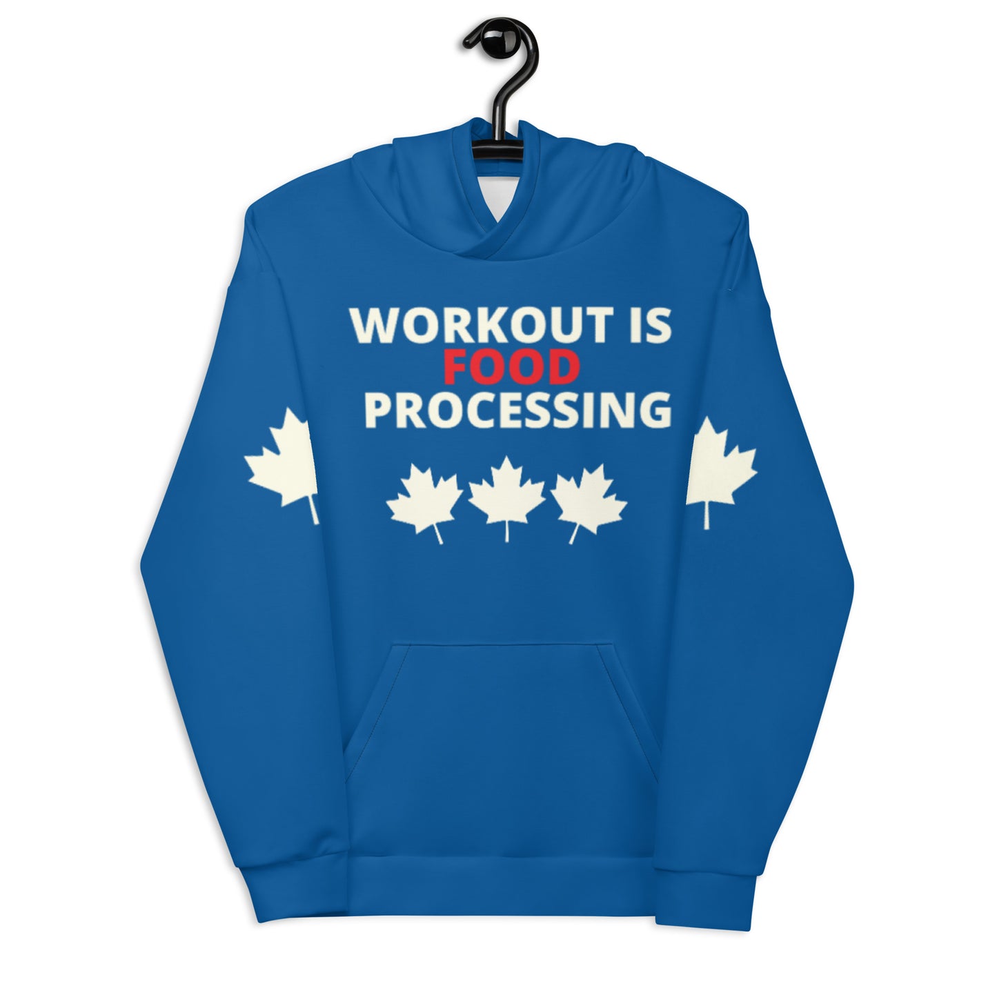 Workout Hoodie Personalised All Over Print Unisex Aoph-74