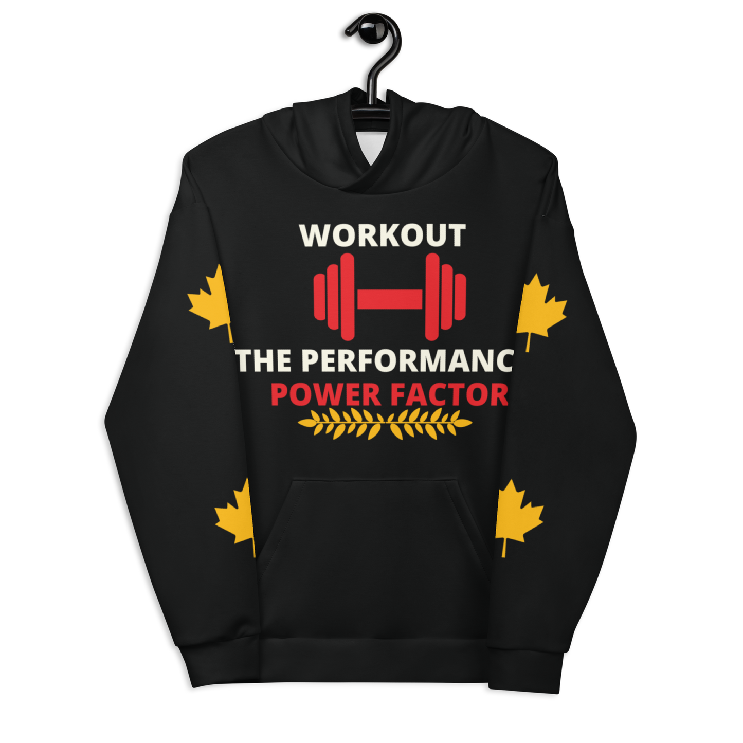 Workout Hoodie Personalised All Over Print Unisex Aoph-58