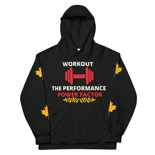 Workout Hoodie Personalised All Over Print Unisex Aoph-58