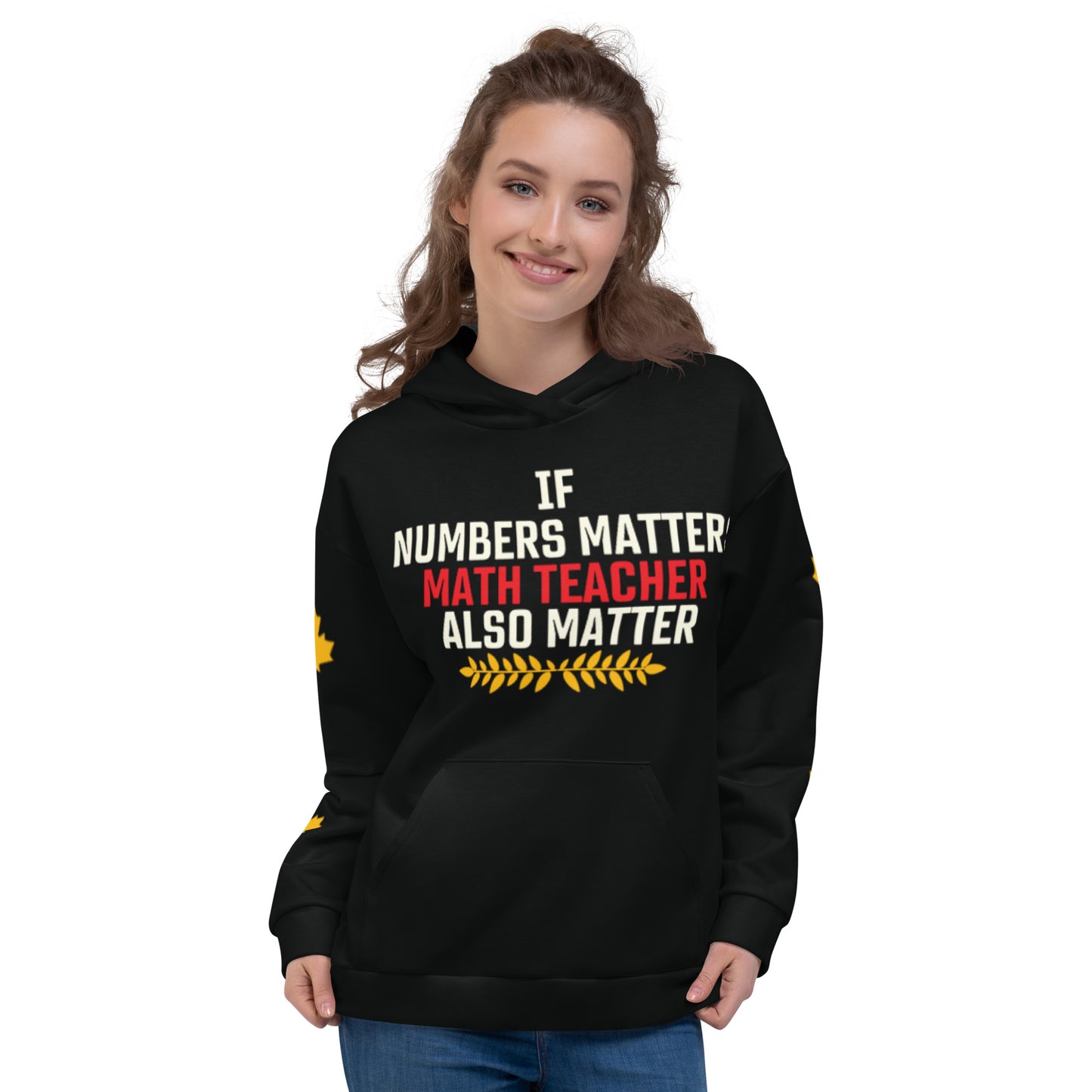 Math Teacher Hoodie Personalised All Over Print Unisex Aoph-93