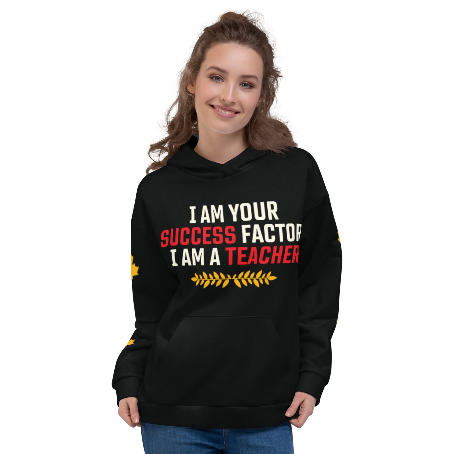 Teacher Hoodie Personalised All Over Print Unisex Aoph-96