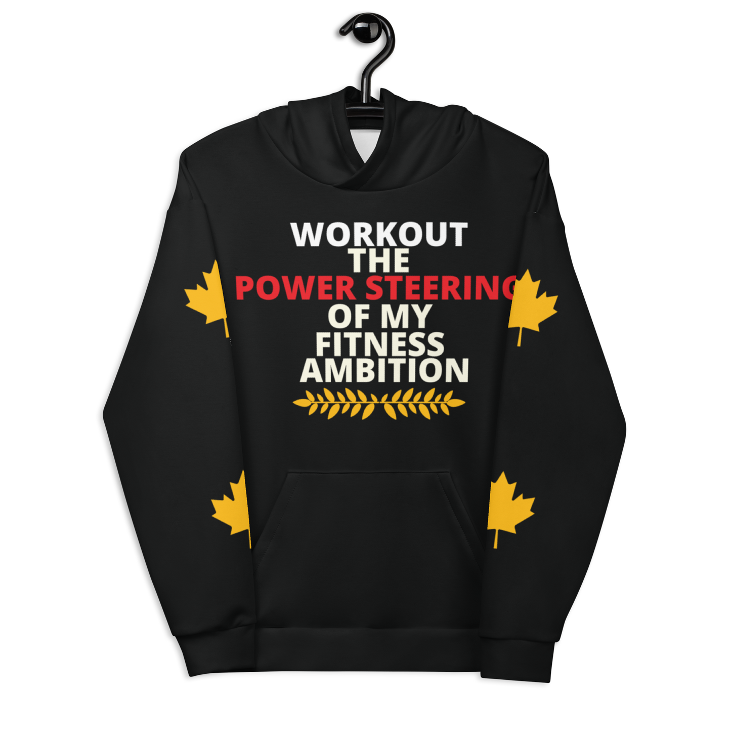 Workout Hoodie Personalised All Over Print Unisex Aoph-69