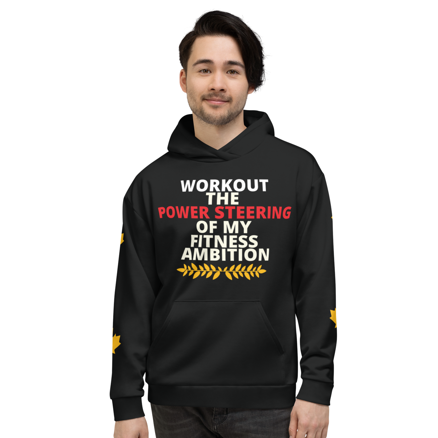 Workout Hoodie Personalised All Over Print Unisex Aoph-69