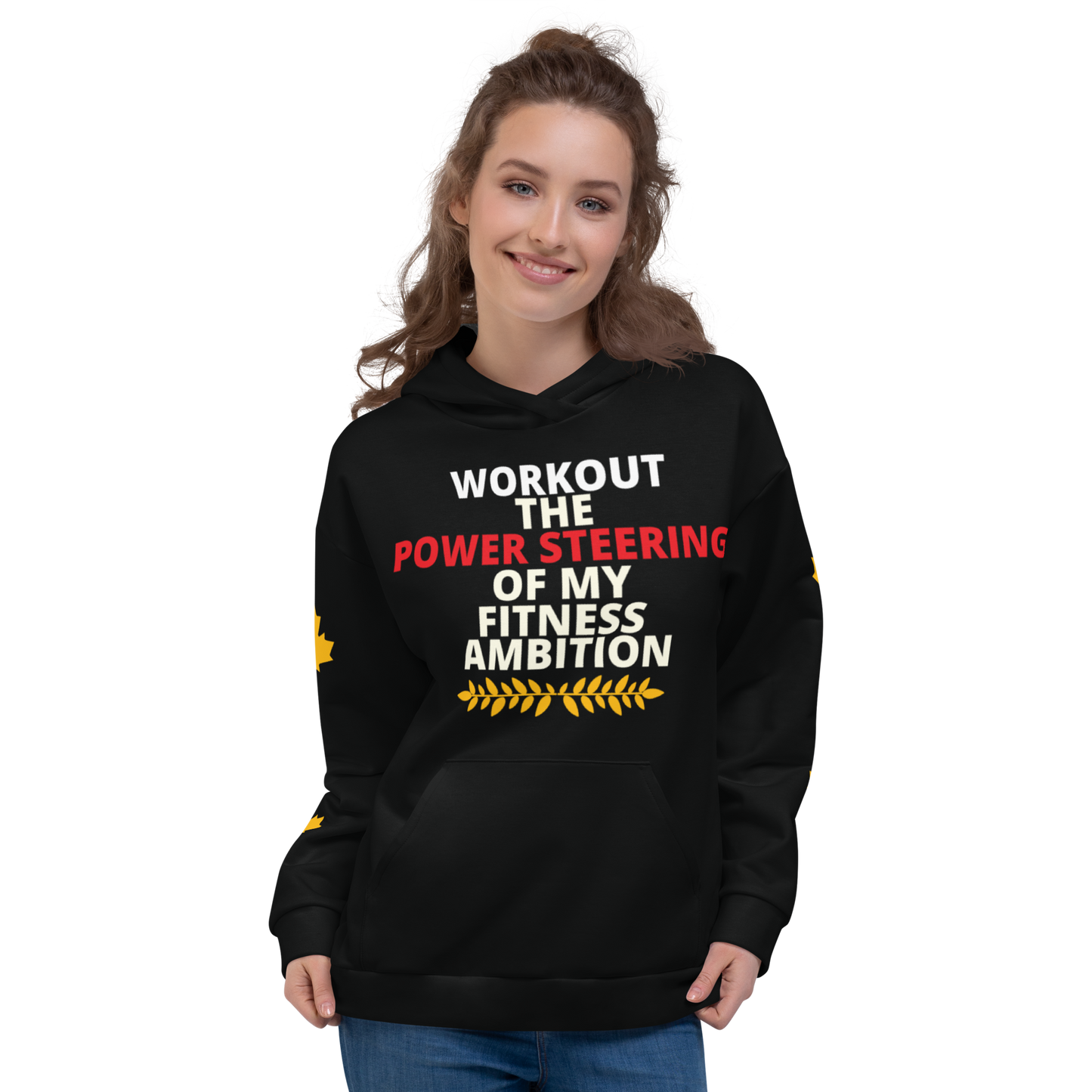 Workout Hoodie Personalised All Over Print Unisex Aoph-69