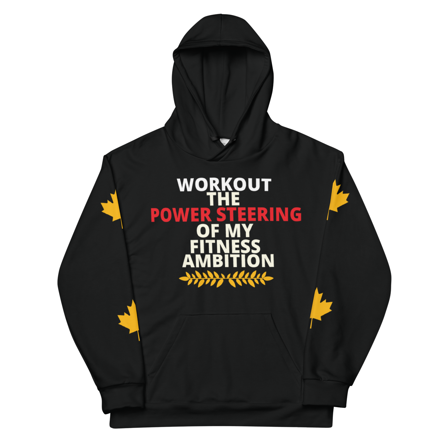 Workout Hoodie Personalised All Over Print Unisex Aoph-69