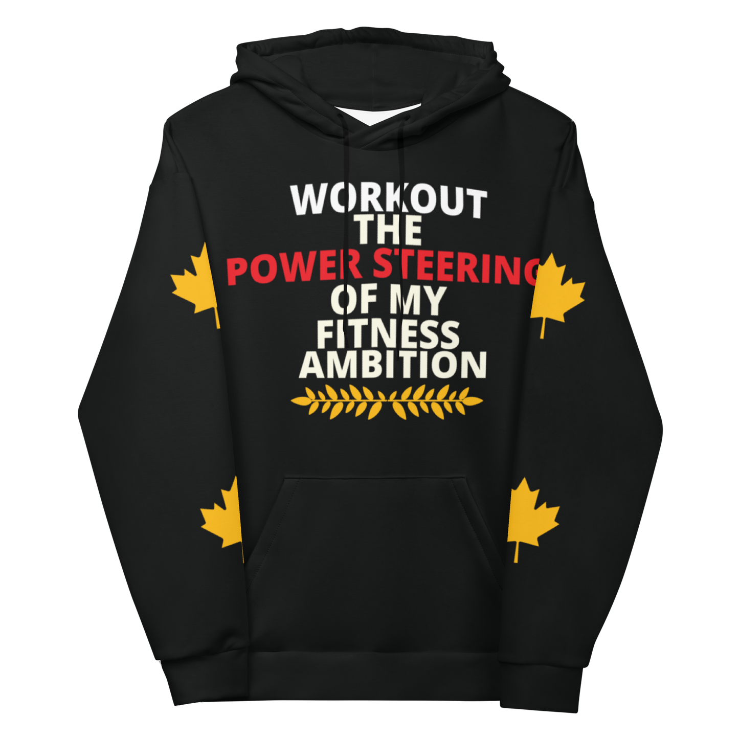 Workout Hoodie Personalised All Over Print Unisex Aoph-69