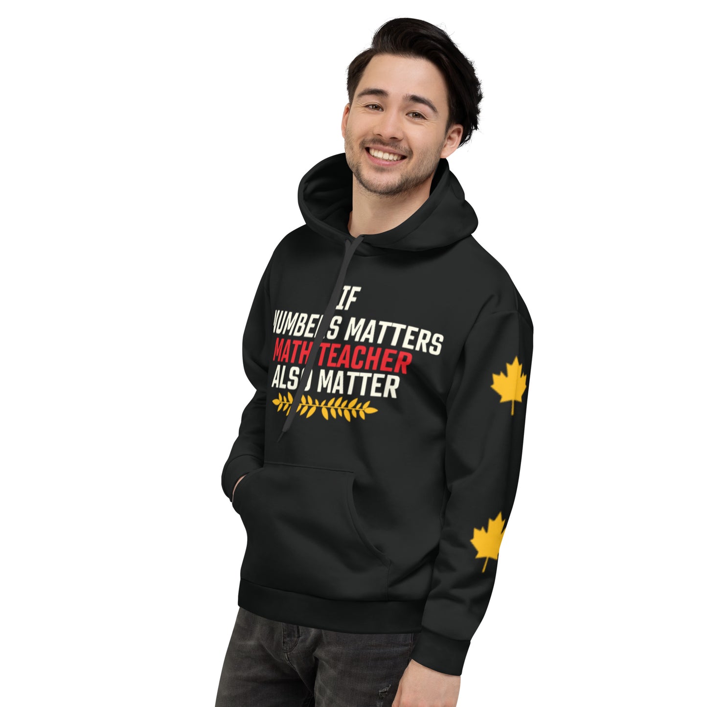 Math Teacher Hoodie Personalised All Over Print Unisex Aoph-93