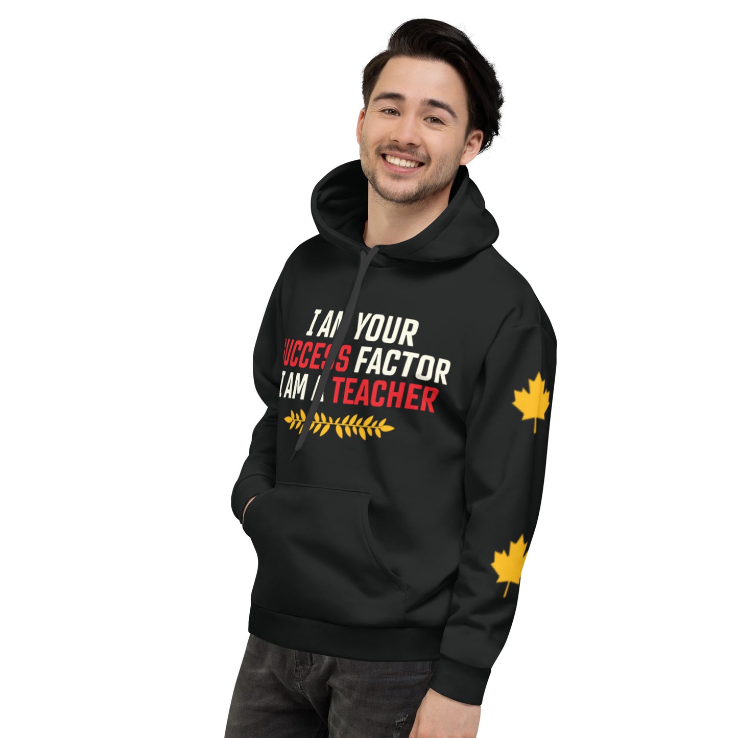 Teacher Hoodie Personalised All Over Print Unisex Aoph-96