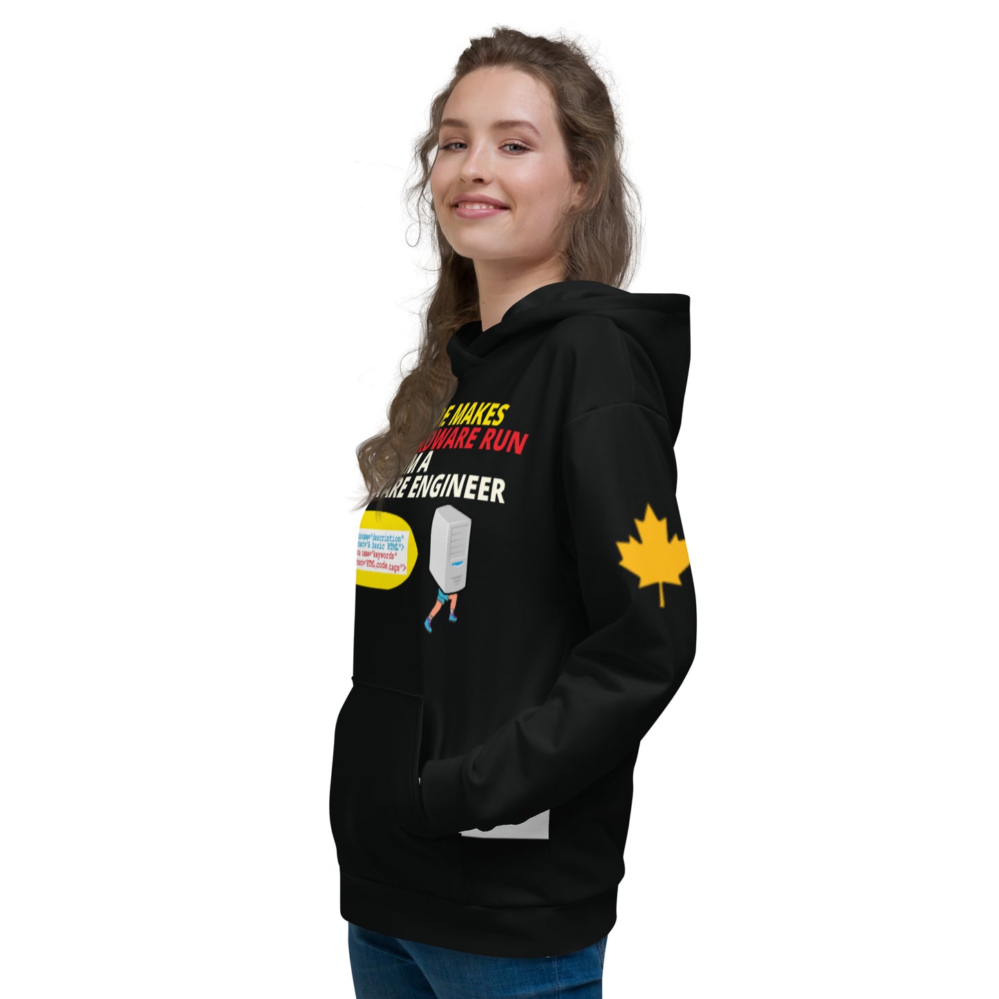 My Code Makes Your Hardware Run Software Engineer Hoodie Personalised All Over Print Unisex Aoph-33