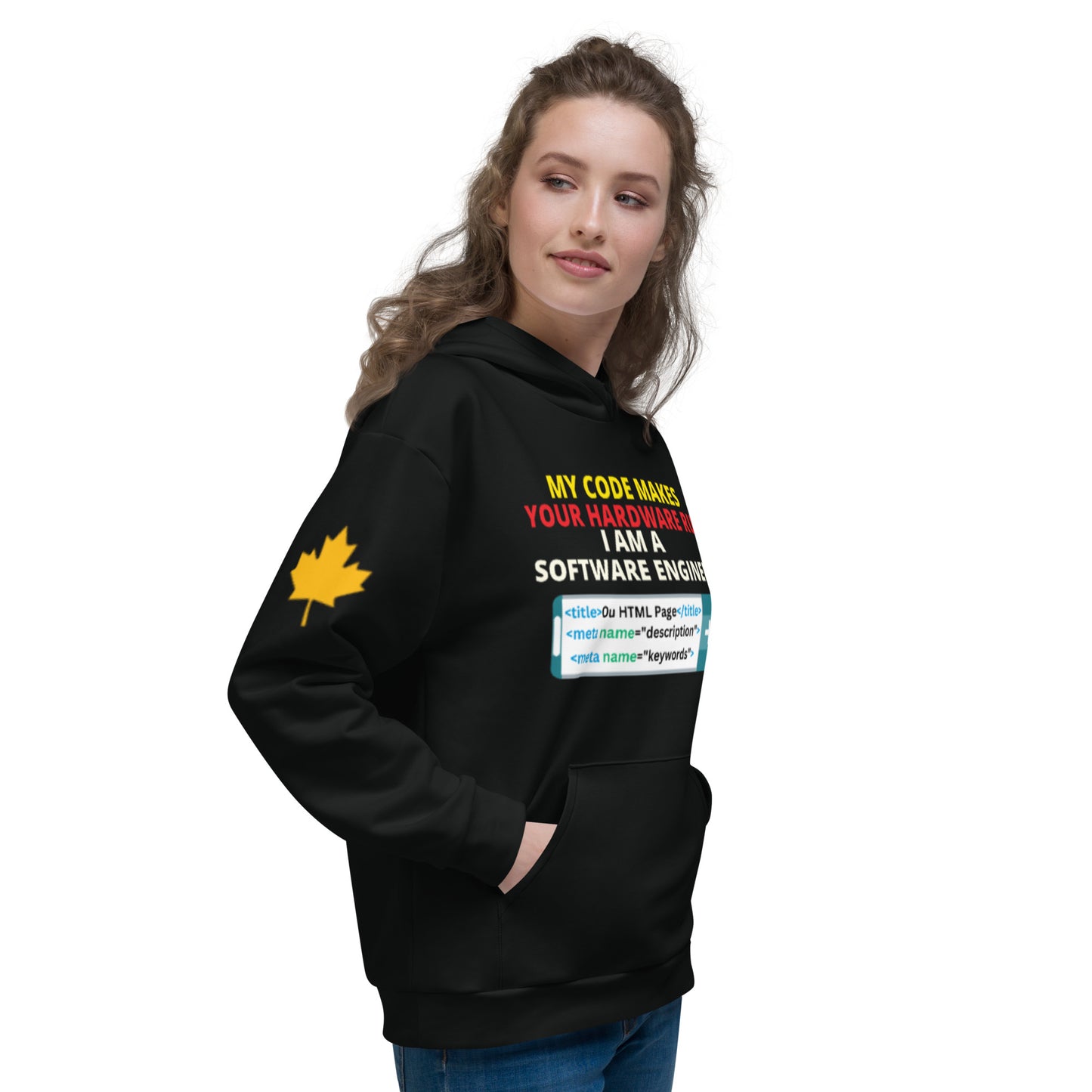 My Code Makes Your Hardware Run Software Engineer Hoodie Personalised All Over Print Unisex Aoph-34