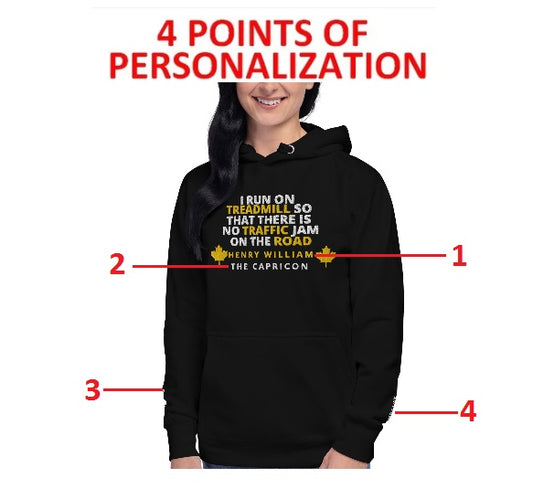 Personalised Embroidered Hoodie Unisex EH-48