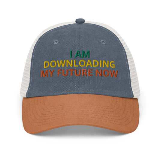 I AM DOWNLOADING MY FUTURE NOW HAT