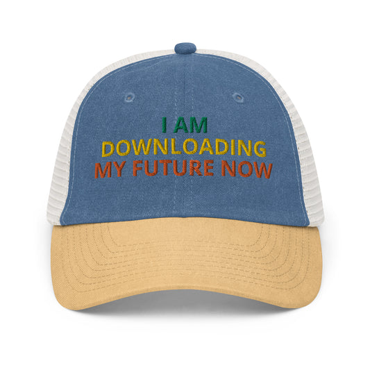 I AM DOWNLOADING MY FUTURE NOW HAT