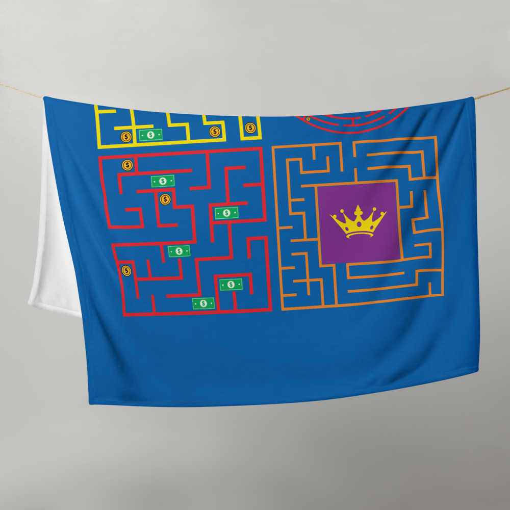 Printed Throw Blanket Personalized TB-111B