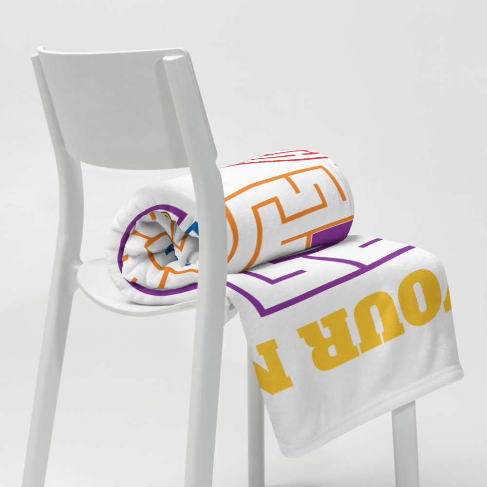 Printed Throw Blanket Personalized TB-110W