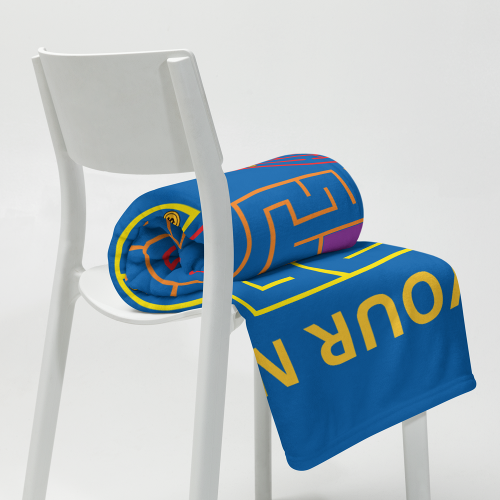 Printed Throw Blanket Personalized TB-111B