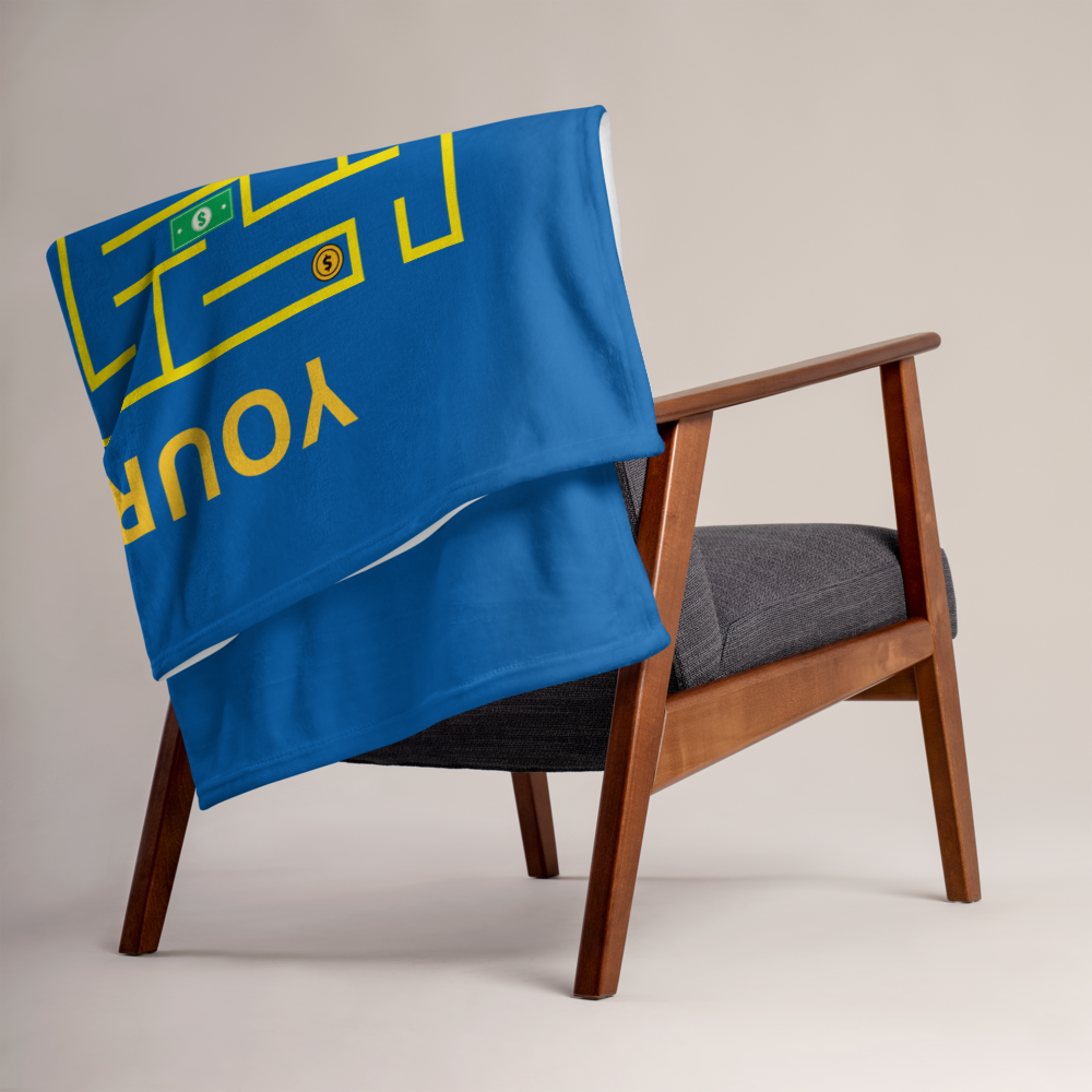 Printed Throw Blanket Personalized TB-111B