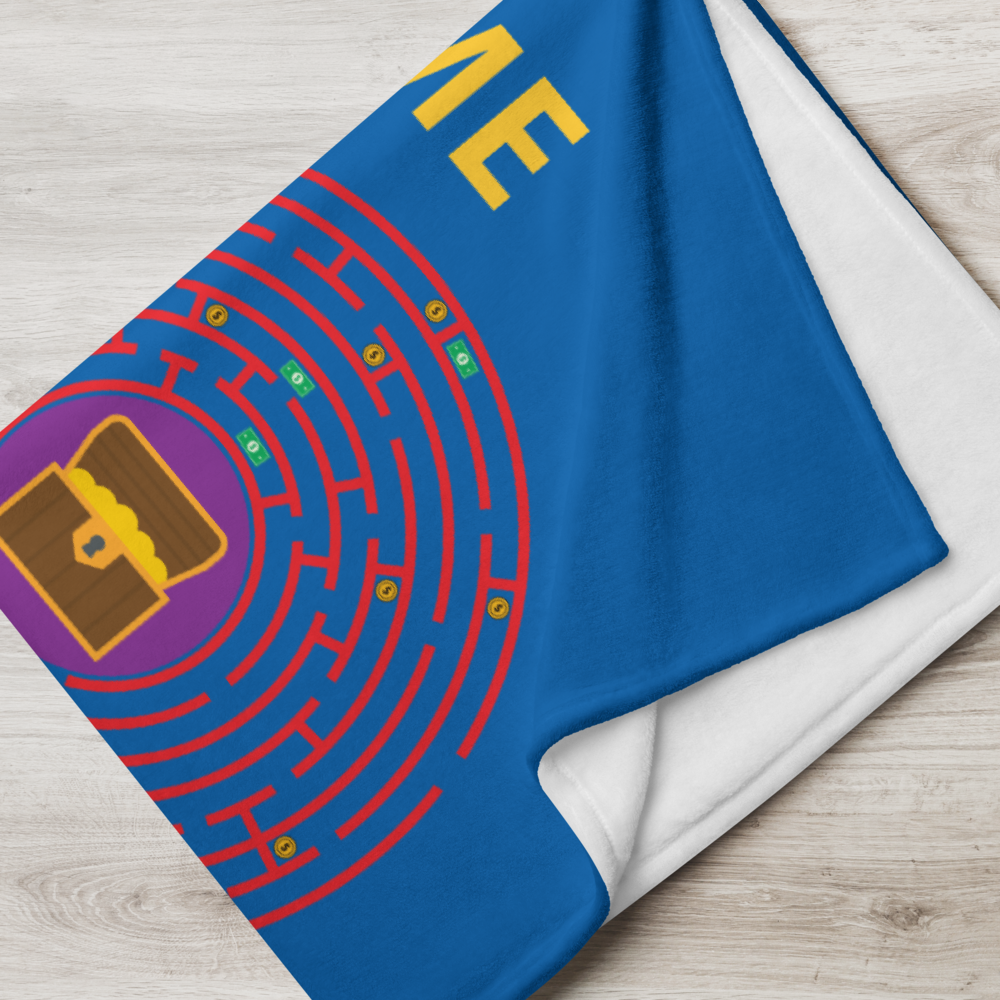 Printed Throw Blanket Personalized TB-111B