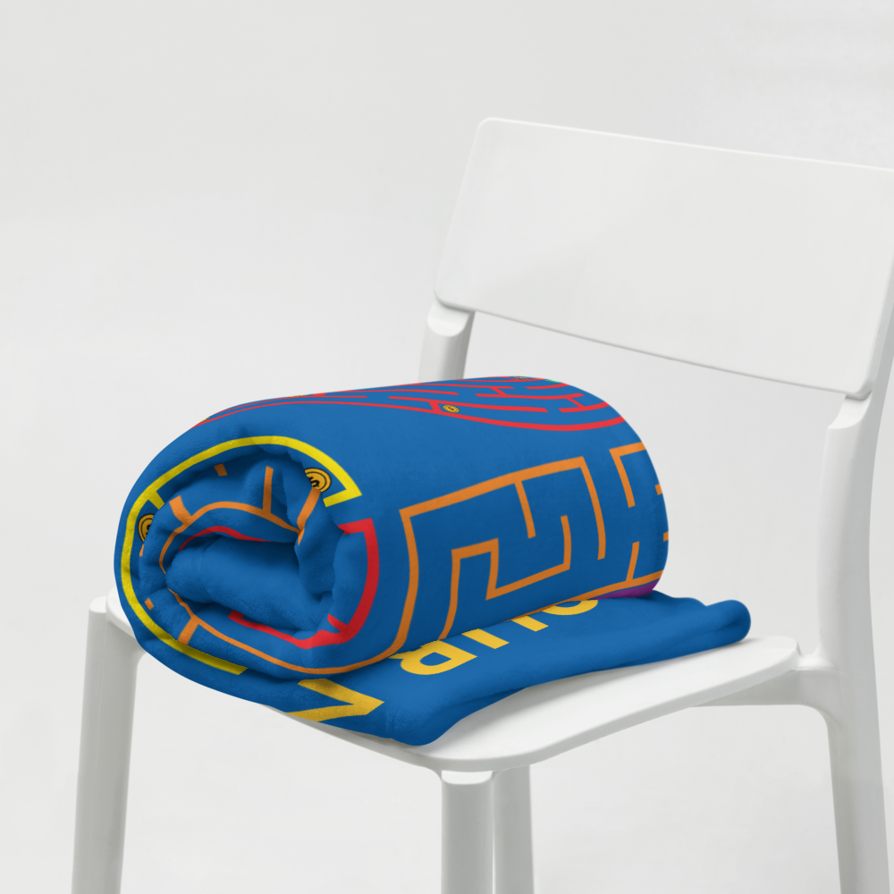 Printed Throw Blanket Personalized TB-111B
