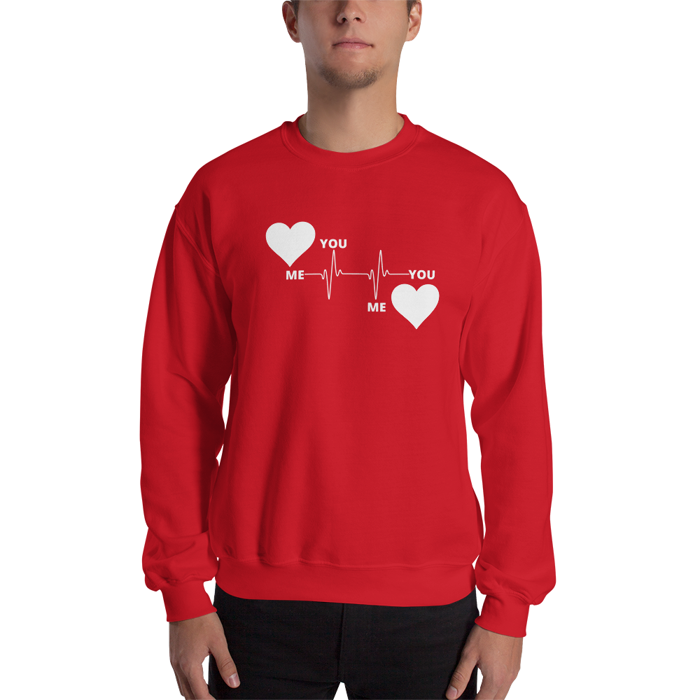 Unisex Heart Beat Valentine Sweatshirt SS-97