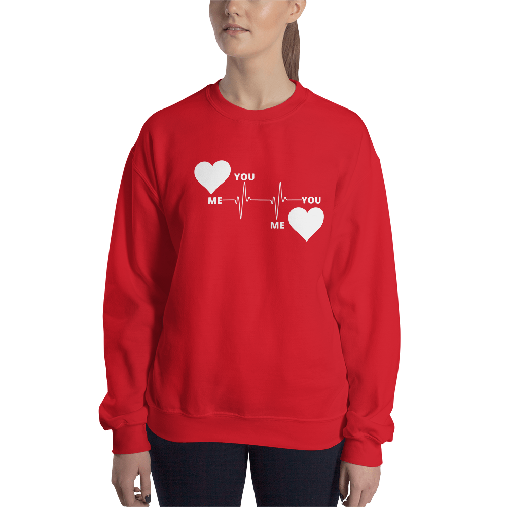 Unisex Heart Beat Valentine Sweatshirt SS-97