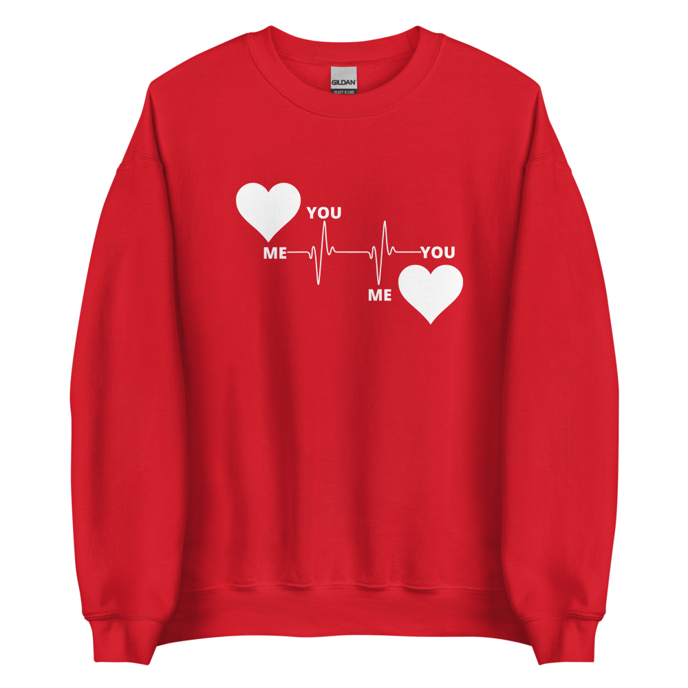 Unisex Heart Beat Valentine Sweatshirt SS-97